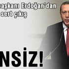 Cumhurbaşkanı Erdoğan'dan Tuğluk'a sert çıkış